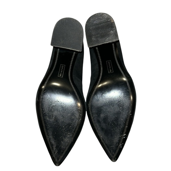 STEVEN by Steve Madden Black Suede Heels - Picture 4 of 5